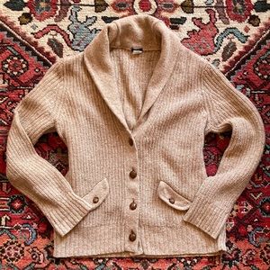 J. Crew Cardigan in wool mohair angora blend